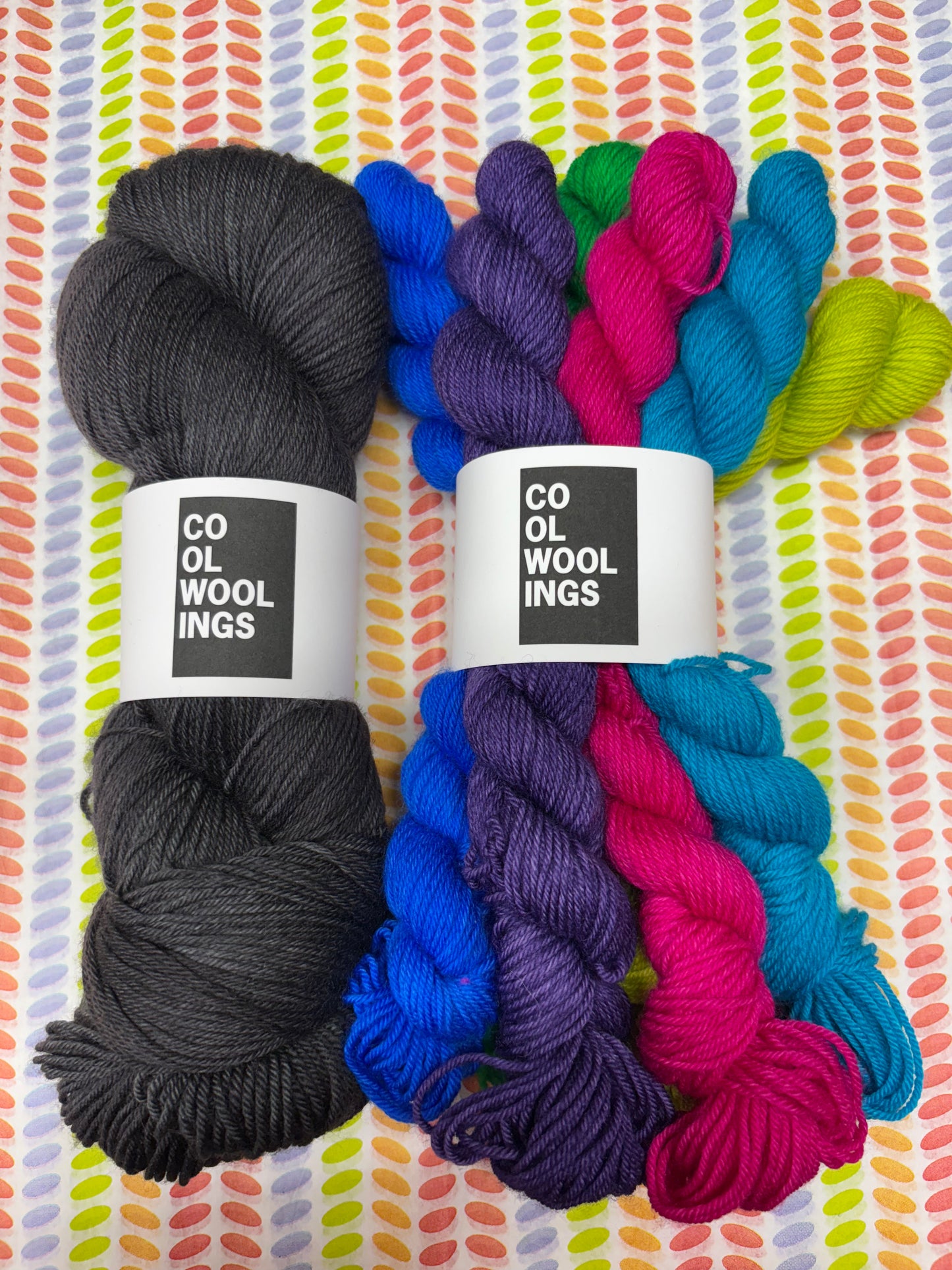 Around Every Corner Cool Woolings Shawl Knitting Kit 4 Ply Yarn