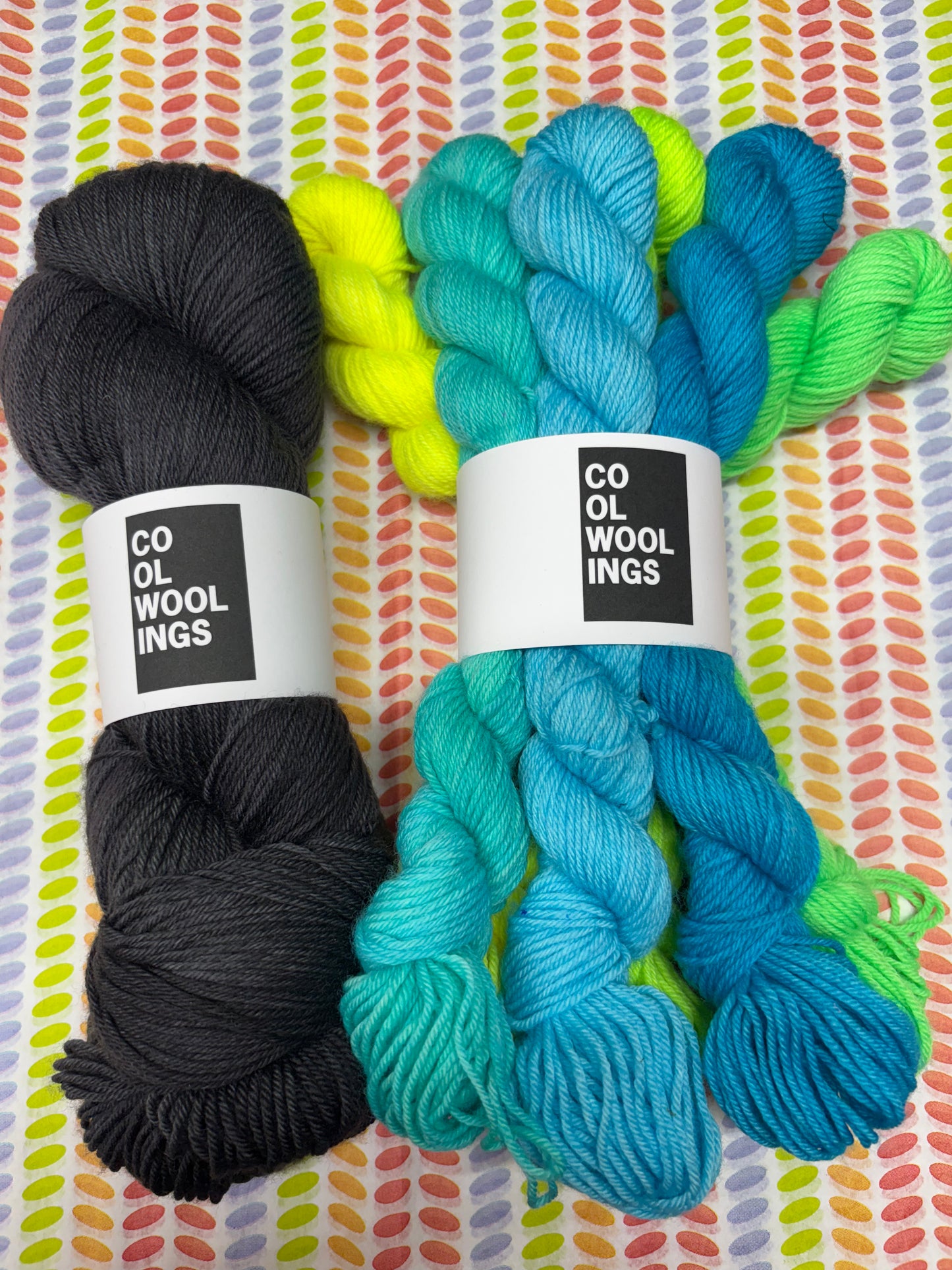 Around Every Corner Cool Woolings Shawl Knitting Kit 4 Ply Yarn