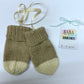Baba of Mine x Darn Knit! Baby Bear Hand Knitted Recycled Cashmere Mittens