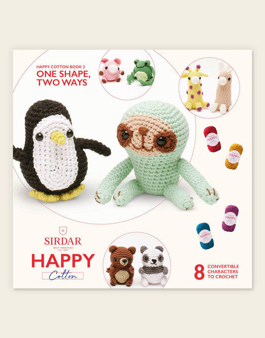 Sirdar Happy Cotton One Shape, Two Ways Crochet Pattern Book 2