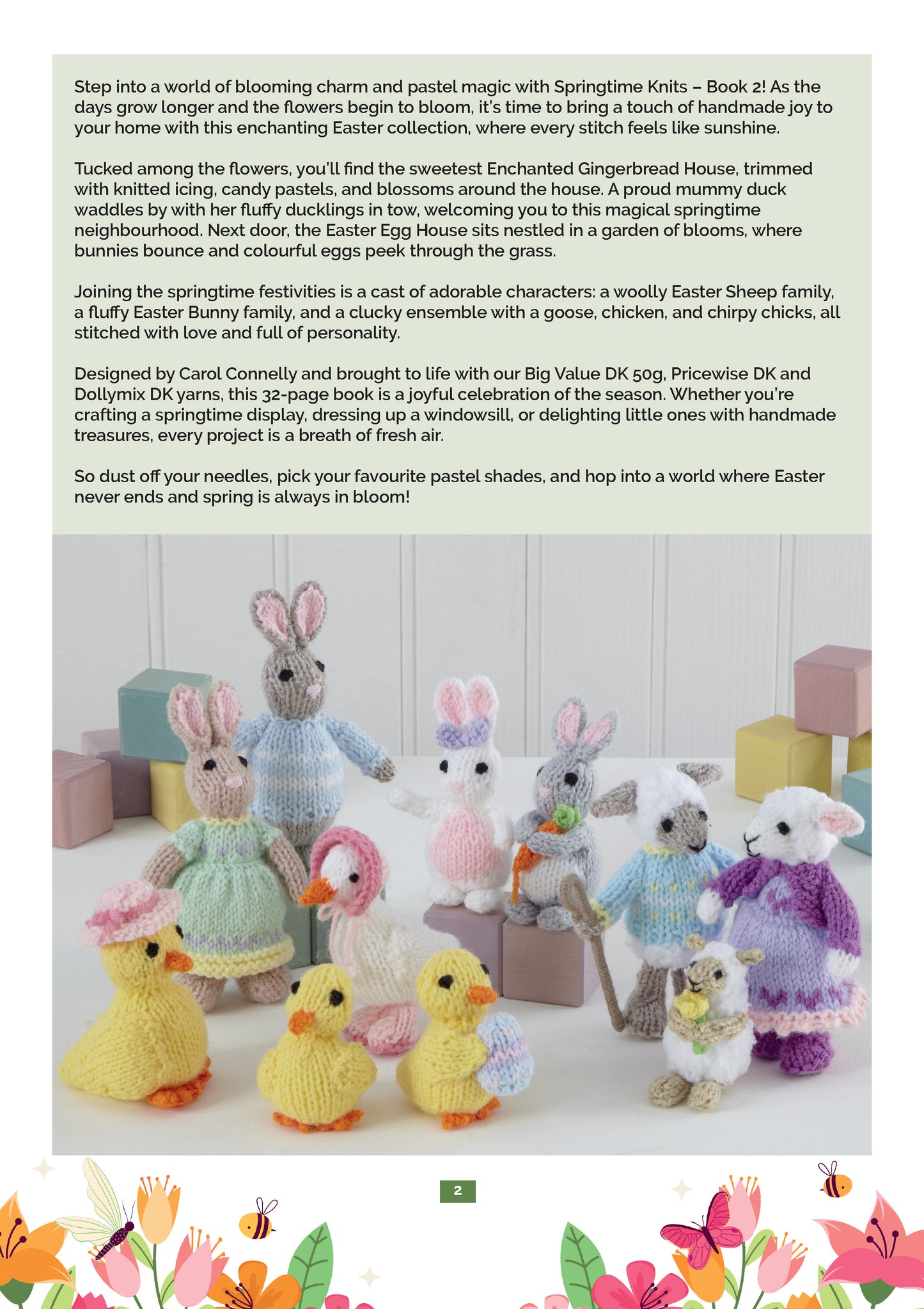 King Cole Springtime Knits Book 2 Knitting Pattern Book