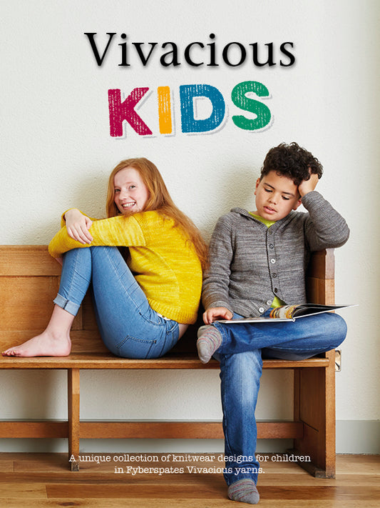 Fyberspates Vivacious Kids Double Knit Knitting Pattern Book