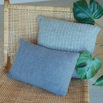 Grass Stitch Cushion Cover Knitting Pattern