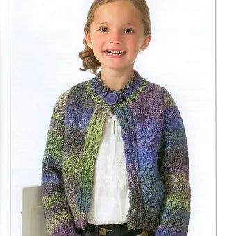 Children's Chunky Cardigan Knitting Pattern