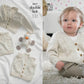 3517 Babies Cardigan and Waistcoat Knitting Pattern