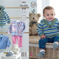 4803 Babies Sweater, Cardigan and Socks Knitting Pattern