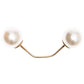 Double Bead Shawl or Cardigan Closure Pin 65mm