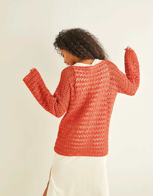 Sirdar 10244 Boat Neck Crochet Tunic 4 Ply Pattern