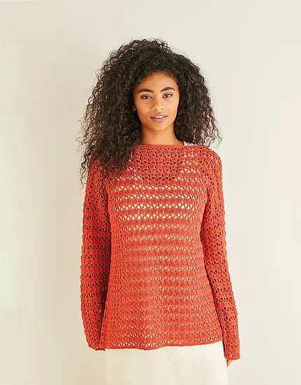 10244 Ladies Boat Neck Tunic Crochet Pattern
